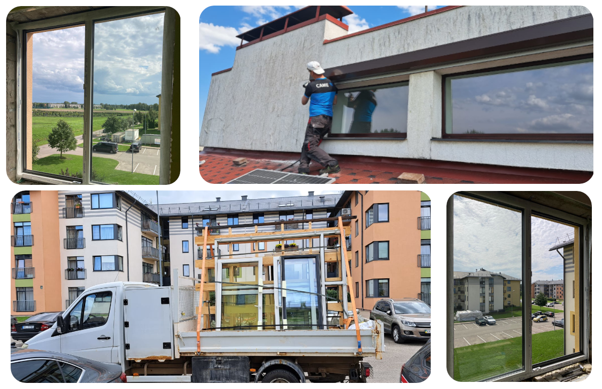 Logu montāža SL-PRO